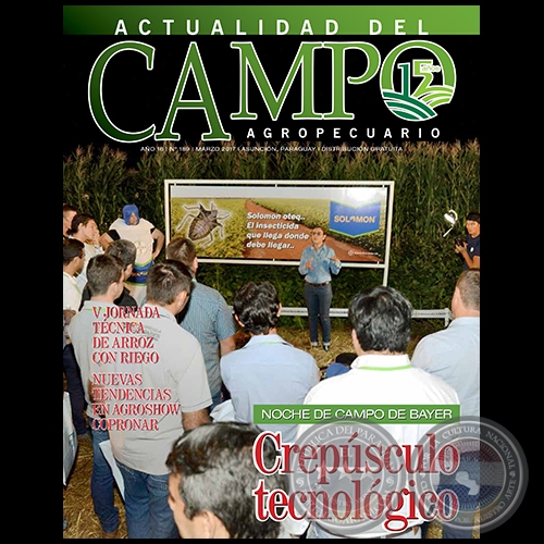 CAMPO AGROPECUARIO - AÑO 16 - NÚMERO 189 - MARZO 2017 - REVISTA DIGITAL